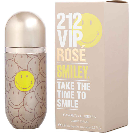 212 VIP Rose SMILEY Limited Edition 80ml - Enchanting Fragrances